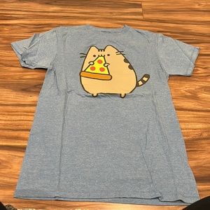 Pusheen pizza tee